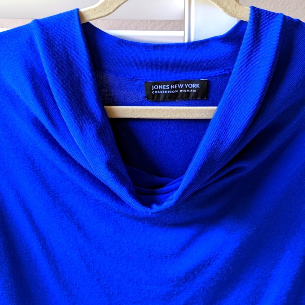 💙 JONES NY COLLECTION WOMAN ROYAL BLUE 💙 BLOUSE